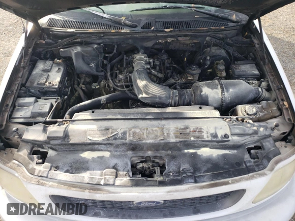 1998 Ford F-250 with VIN 1FTPX28L4WKA41149, listed as a Copart auction lot 84369654 with 430,187 mi miles and Salvage title. Bid and sale history available at DreamBid. Image 12.