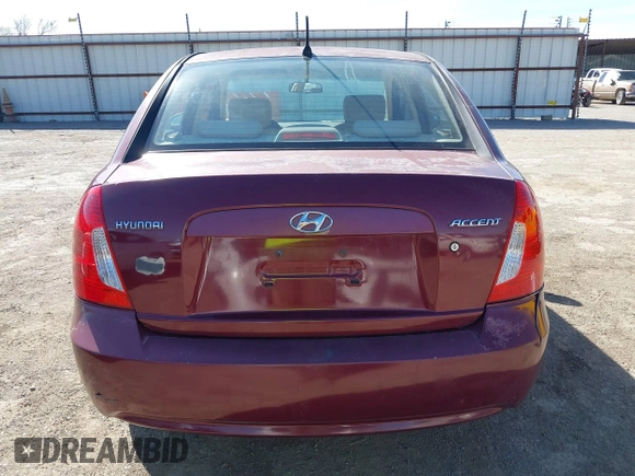 2009 Hyundai Accent Auto GLS with VIN KMHCN46C79U367311, listed as a IAAI auction lot 41861834 with 165,937 mi miles. Bid and sale history available at carsss.com. Image 16.