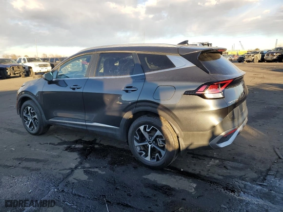 2023 Kia Sportage Hybrid EX with VIN KNDPVCAG8P7087211, listed as a Copart auction lot 88707015 with 32,865 mi miles and Salvage Title. Bid and sale history available at carsss.com. Image 2.