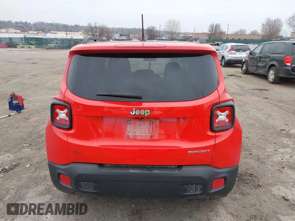 2017 Jeep Renegade Sport with VIN ZACCJAABXHPF01404, listed as a IAAI auction lot 41794086 with 49,247 mi miles and . Bid and sale history available at DreamBid. Image 17.