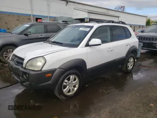 2007 Hyundai Tucson SE with VIN KM8JN72D27U569221, listed as a Copart auction lot 74250944 with 195,097 mi miles and Salvage Title. Bid and sale history available at carsss.com. Image 1.
