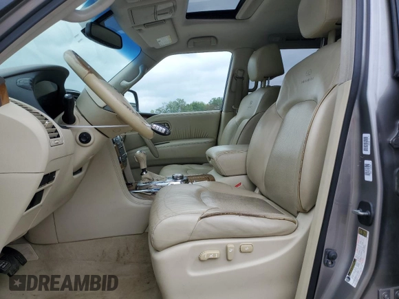 2013 Infiniti QX56 with VIN JN8AZ2NE9D9042487, listed as a Copart auction lot 68790494 with 160,732 mi miles and Salvage Title. Bid and sale history available at carsss.com. Image 7.
