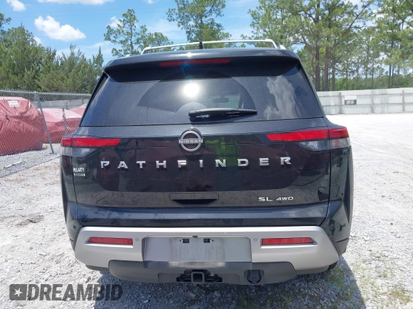2023 Nissan Pathfinder SL with VIN 5N1DR3CD2PC212118, listed as a IAAI auction lot 42345666 with 78,023 mi miles and . Bid and sale history available at DreamBid. Image 17.