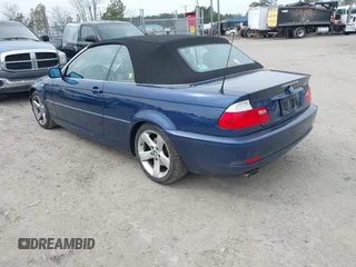2004 BMW 3 Series 325Ci with VIN WBABW33434PG98463, listed as a IAAI auction lot 41717920 with 83,424 mi miles. Bid and sale history available at carsss.com. Image 3.