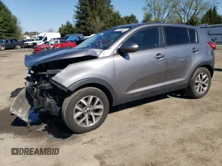 2016 Kia Sportage LX with VIN KNDPB3AC5G7850887, listed as a Copart auction lot 52485575 with 110,611 mi miles and Salvage Title. Bid and sale history available at carsss.com. Image 1.
