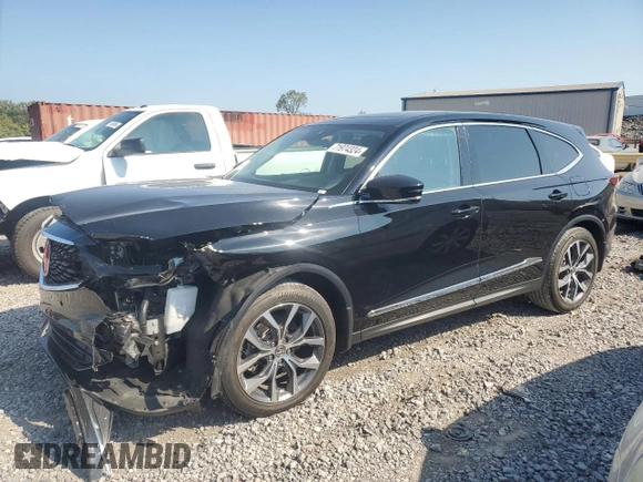 2023 Acura MDX w/Technology Package with VIN 5J8YD9H46PL006981, listed as a Copart auction lot 71974324 with 15,402 mi miles and Salvage Title. Bid and sale history available at carsss.com. Image 1.