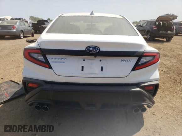 2023 Subaru WRX with VIN JF1VBAB69P8818416, listed as a Copart auction lot 68448934 with Not provided miles and Salvage title. Bid and sale history available at DreamBid. Image 6.
