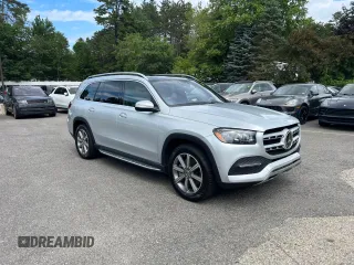 2021 Mercedes-Benz GLS 450 with VIN 4JGFF5KEXMA410816, listed as a Copart auction lot 65096815 with 157,958 mi miles and Clean title. Bid and sale history available at DreamBid. Image 1.