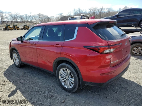 2022 Mitsubishi Outlander ES with VIN JA4J3TA80NZ082410, listed as a Copart auction lot 50783995 with 88,614 mi miles and Salvage Title. Bid and sale history available at carsss.com. Image 2.