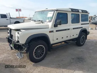 2024 Ineos Grenadier z VIN SC6GM1CA5RF016591, wystawiony jako IAAI lot #41884026 z przebiegiem 3776 mil mil oraz . Historia ofert i sprzedaży dostępna na DreamBid. Obrazek 2.