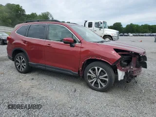 2020 Subaru Forester Limited with VIN JF2SKAUC5LH540691, listed as a Copart auction lot 56735275 with 19,220 mi miles and Salvage title. Bid and sale history available at DreamBid. Image 4.