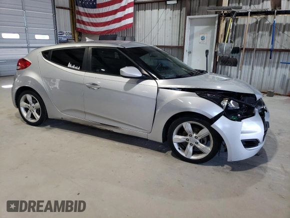 2015 Hyundai Veloster with VIN KMHTC6AD2FU244920, listed as a Copart auction lot 61326855 with 133,141 mi miles and Salvage title. Bid and sale history available at DreamBid. Image 4.