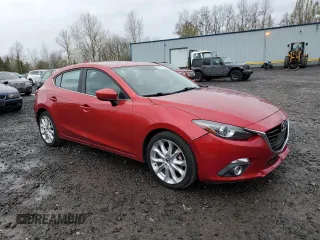 2014 Mazda 3 S Grand Touring z VIN JM1BM1M39E1203476, wystawiony jako Copart lot #50562325 z przebiegiem 76 462 mil mil oraz Szkoda całkowita • Salvage title. Historia ofert i sprzedaży dostępna na DreamBid. Obrazek 4.