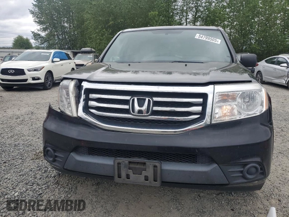 2014 Honda Pilot LX with VIN 5FNYF4H25EB030005, listed as a Copart auction lot 54799505 with 225,778 mi miles and Salvage Title. Bid and sale history available at DreamBid. Image 5.
