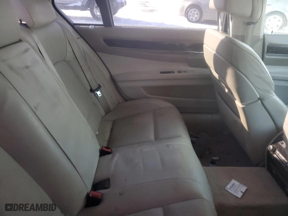 2009 BMW 7 Series 750Li with VIN WBAKB83579CY57319, listed as a Copart auction lot 87943355 with 0 mi miles and Clean Title. Bid and sale history available at carsss.com. Image 10.