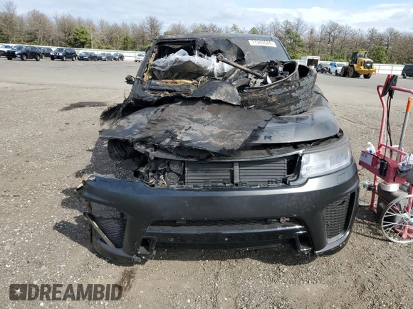 2019 Land Rover Range Rover Sport SVR with VIN SALWZ2SE0KA843965, listed as a Copart auction lot 71343524 with Not Provided miles and Non Repairable. Bid and sale history available at DreamBid. Image 5.