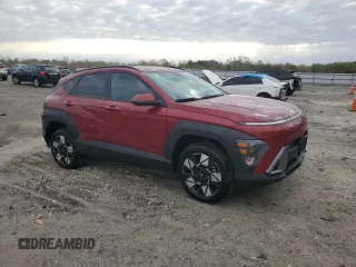 2025 Hyundai Kona SEL with VIN KM8HBCAB9SU286100, listed as a Copart auction lot 52828215 with 298 mi miles and Salvage Title. Bid and sale history available at carsss.com. Image 4.