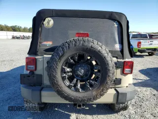 2017 Jeep Wrangler Unlimited Sahara with VIN 1C4BJWEG3HL755409, listed as a Copart auction lot 76268524 with 0 mi miles and Salvage Title. Bid and sale history available at carsss.com. Image 6.