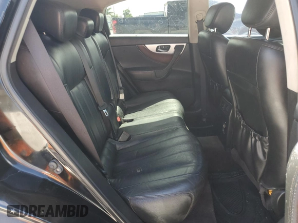 2014 Infiniti QX70 z VIN JN8CS1MU4EM451883, wystawiony jako Copart lot #61744725 z przebiegiem 60 393 mil mil oraz Czysty tytuł • Clean title. Historia ofert i sprzedaży dostępna na DreamBid. Obrazek 10.