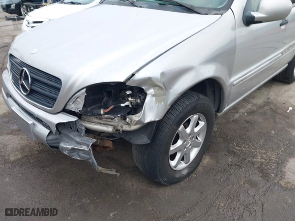 1999 Mercedes-Benz M-Class with VIN 4JGAB72E4XA113675, listed as a IAAI auction lot 41554604 with 230,092 mi miles. Bid and sale history available at carsss.com. Image 6.