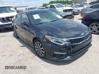 2019 Kia Optima LX with VIN 5XXGT4L31KG346630, listed as a IAAI auction lot 42553355 with 117,809 mi miles and . Bid and sale history available at DreamBid. Image 1.