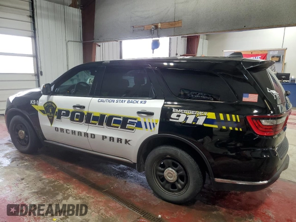 2023 Dodge Durango Pursuit with VIN 1C4SDJFT3PC692249, listed as a Copart auction lot 45533105 with 14,884 mi miles and Salvage title. Bid and sale history available at DreamBid. Image 2.