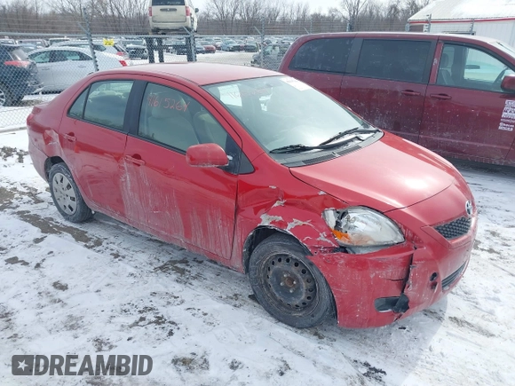 2009 Toyota Yaris with VIN JTDBT903991314767, listed as a IAAI auction lot 41615264 with 252,957 mi miles. Bid and sale history available at carsss.com. Image 1.