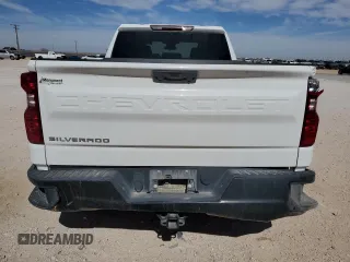 2022 Chevrolet Silverado 1500 Work Truck with VIN 1GCRDAED9NZ506183, listed as a Copart auction lot 45021035 with 105,218 mi miles and Clean Title. Bid and sale history available at DreamBid. Image 6.