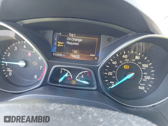 2017 Ford Escape Titanium with VIN 1FMCU0J92HUA26226, listed as a IAAI auction lot 41423259 with 111,076 mi miles. Bid and sale history available at carsss.com. Image 7.