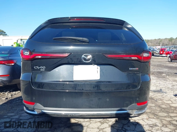 2024 Mazda CX-90 3.3 Turbo S with VIN JM3KK1HC2R1144252, listed as a IAAI auction lot 41776699 with 1 mi miles. Bid and sale history available at carsss.com. Image 15.