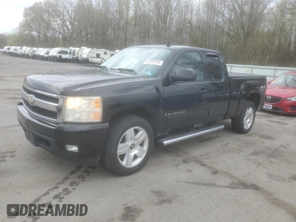2008 Chevrolet Silverado 1500 LTZ with VIN 2GCEK19J981240990, listed as a Copart auction lot 53208325 with 194,451 mi miles and Salvage Title. Bid and sale history available at DreamBid. Image 1.