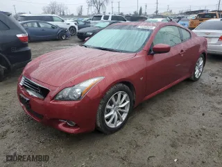 2014 Infiniti Q60 Coupe Journey with VIN JN1CV6EK1EM111686, listed as a Copart auction lot 44860635 with 45,192 mi miles and Salvage Title. Bid and sale history available at carsss.com. Image 1.