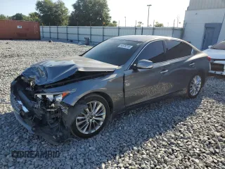 2019 Infiniti Q50 Luxe с VIN JN1EV7AP1KM516605, выставлен на аукционе Copart как лот 54978715 с пробегом 108 079 миль миль и На запчасти • Non repairable. История ставок и продаж доступна на DreamBid. Изображение 1.
