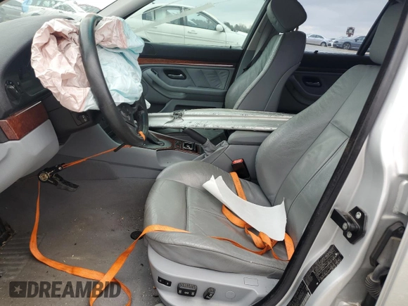 2002 BMW 5 Series 530iA with VIN WBADT63422CH93006, listed as a Copart auction lot 43782965 with 136,488 mi miles and Salvage Title. Bid and sale history available at carsss.com. Image 7.
