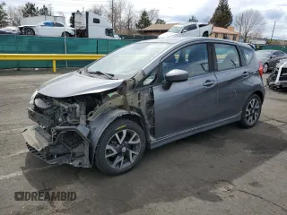 2016 Nissan Note SR with VIN 3N1CE2CP9GL381026, listed as a Copart auction lot 51013745 with 120,879 mi miles and Salvage title. Bid and sale history available at DreamBid. Image 1.
