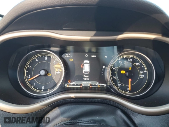 2017 Jeep Cherokee Limited z VIN 1C4PJLDB8HW522411, wystawiony jako Copart lot #55209455 z przebiegiem 216 690 mil mil oraz Szkoda całkowita • Salvage title. Historia ofert i sprzedaży dostępna na DreamBid. Obrazek 9.
