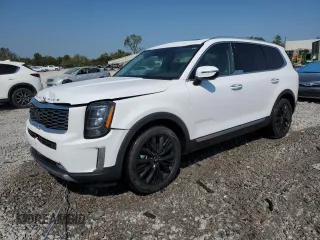 2021 Kia Telluride SX with VIN 5XYP54HC7MG142934, listed as a Copart auction lot 74929874 with 48,155 mi miles and Salvage Title. Bid and sale history available at carsss.com. Image 1.