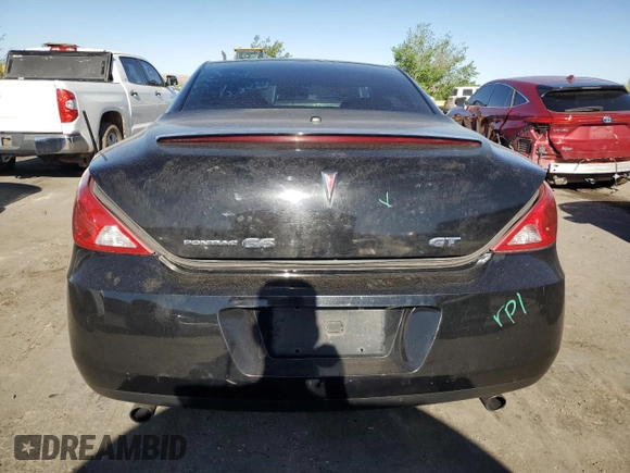 2007 Pontiac G6 GT with VIN 1G2ZH361874187058, listed as a Copart auction lot 52747345 with 111,901 mi miles and Salvage title. Bid and sale history available at DreamBid. Image 6.