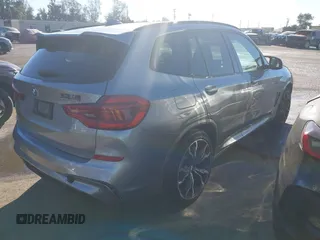 2020 BMW X3 M Competition with VIN 5YMTS0C03LLA57759, listed as a IAAI auction lot 41126676 with 31,969 mi miles. Bid and sale history available at carsss.com. Image 4.