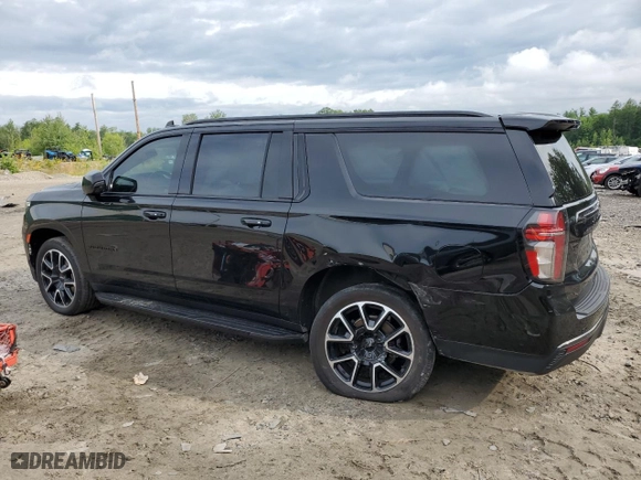 2022 Chevrolet Suburban RST with VIN 1GNSKEKDXNR230722, listed as a Copart auction lot 64009944 with 40,365 mi miles and Salvage Title. Bid and sale history available at carsss.com. Image 2.