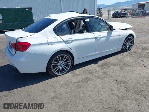 2016 BMW 3 Series 328i xDrive with VIN WBA8E3G57GNT79001, listed as a IAAI auction lot 41192035 with Not Provided miles. Bid and sale history available at carsss.com. Image 4.