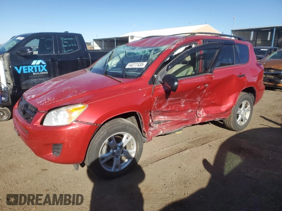 2012 Toyota RAV4 with VIN 2T3BK4DV3CW068132, listed as a Copart auction lot 44277435 with 0 mi miles and Salvage Title. Bid and sale history available at carsss.com. Image 1.