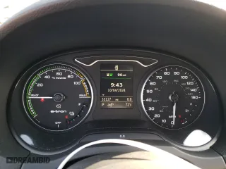 2016 Audi A3 e-tron Premium with VIN WAUUPBFF7GA163704, listed as a Copart auction lot 74254114 with 33,127 mi miles and Salvage Title. Bid and sale history available at carsss.com. Image 9.