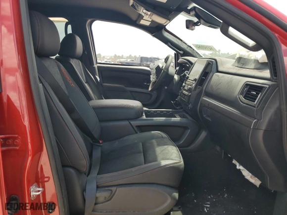 2024 Nissan Titan XD PRO-4X with VIN 1N6AA1FB9RN110722, listed as a Copart auction lot 64190064 with NaN miles and Salvage Title. Bid and sale history available at carsss.com. Image 7.