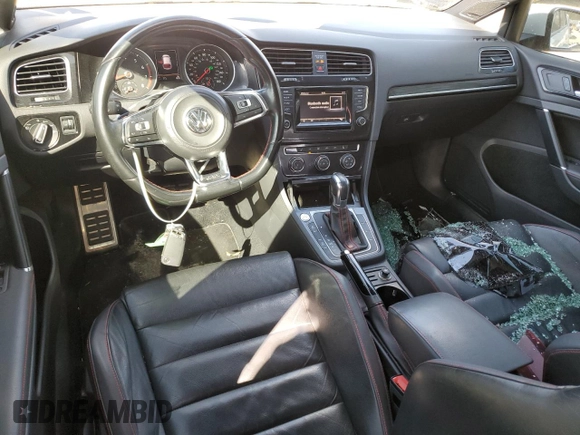 2015 Volkswagen GTI SE with VIN 3VW4T7AU2FM008901, listed as a Copart auction lot 48587105 with 1,477 mi miles and Salvage Title. Bid and sale history available at DreamBid. Image 8.