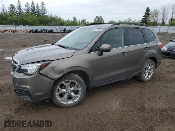 2018 Subaru Forester with VIN JF2SJEWC6JH577902, listed as a Copart auction lot 58854015 with 105,043 mi miles and Clean title. Bid and sale history available at DreamBid. Image 1.
