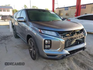 2020 Mitsubishi Outlander Sport ES 2.0 with VIN JA4AR3AU1LU015630, listed as a IAAI auction lot 41753689 with 98,435 mi miles. Bid and sale history available at carsss.com. Image 1.