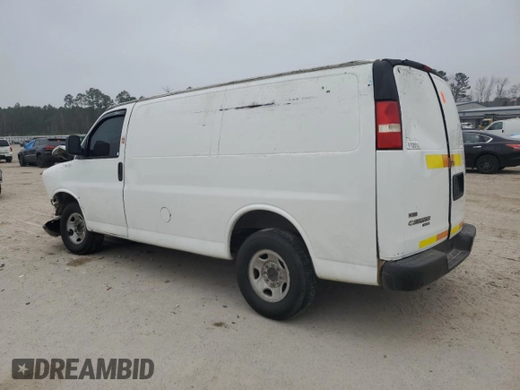 2011 Chevrolet Express Cargo with VIN 1GCWGFCA0B1169848, listed as a Copart auction lot 44536435 with Not provided miles and Salvage title. Bid and sale history available at DreamBid. Image 2.