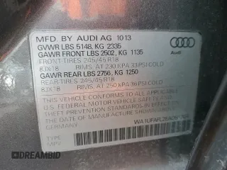 2014 Audi allroad Premium Plus with VIN WA1UFAFL2EA056704, listed as a Copart auction lot 43412565 with 112,195 mi miles and Salvage Title. Bid and sale history available at carsss.com. Image 12.