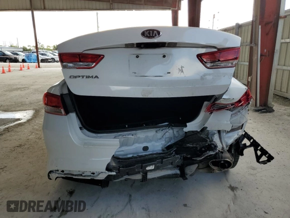 2016 Kia Optima LX with VIN 5XXGT4L38GG008889, listed as a Copart auction lot 51594355 with 93,430 mi miles and Salvage Title. Bid and sale history available at carsss.com. Image 6.